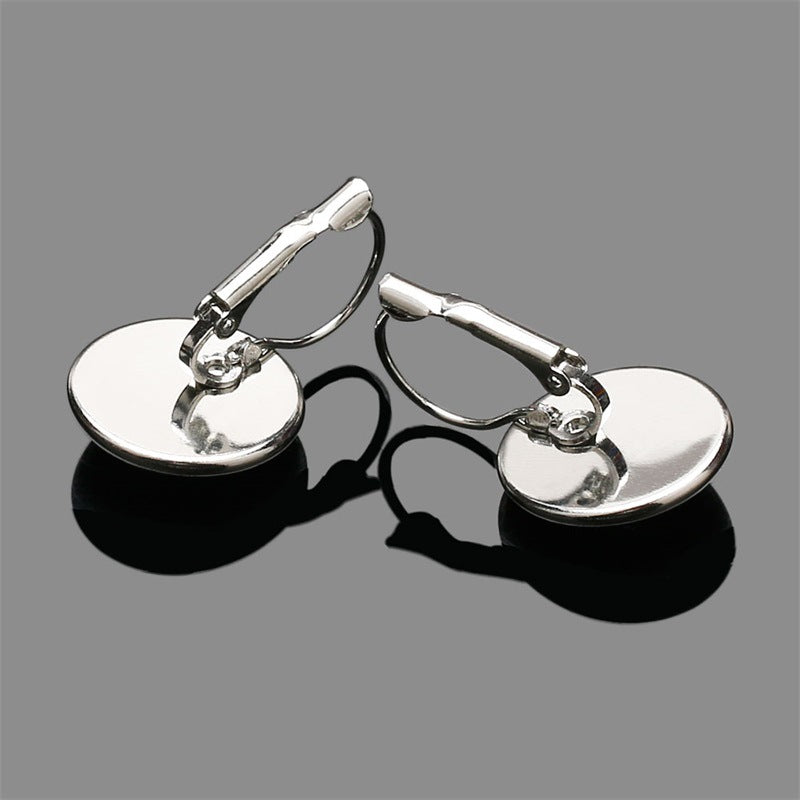 Wholesale Mom's Love MOM Heart-Shaped Time Gemstone Earrings